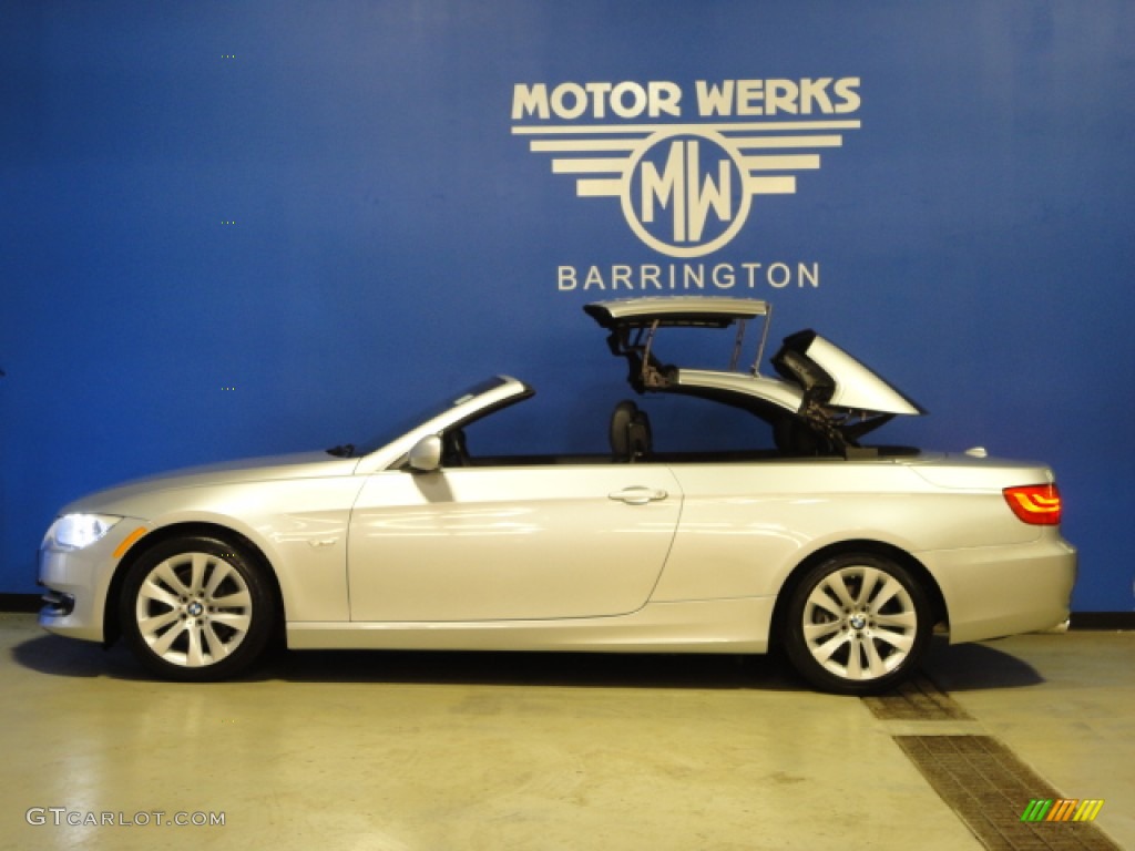 2011 3 Series 328i Convertible - Titanium Silver Metallic / Black photo #7