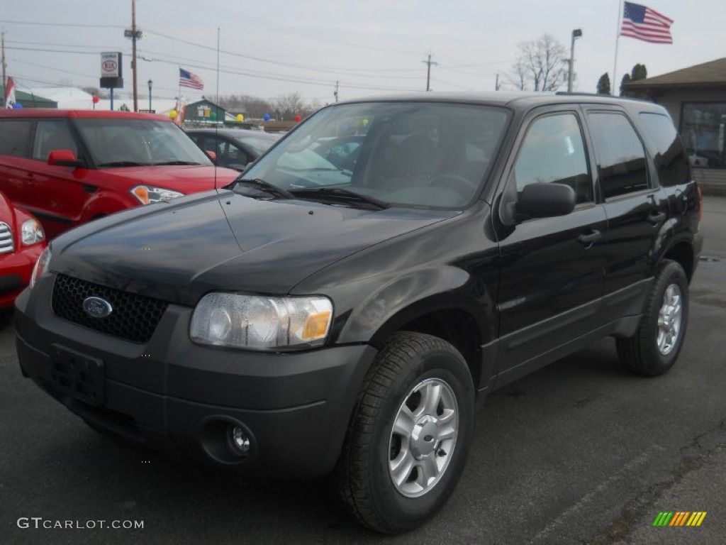 2006 Escape XLT V6 4WD - Black / Medium/Dark Flint photo #1