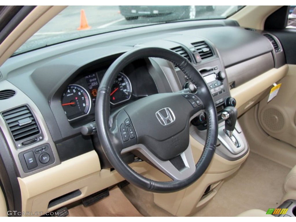 2009 CR-V EX-L 4WD - Urban Titanium Metallic / Ivory photo #10