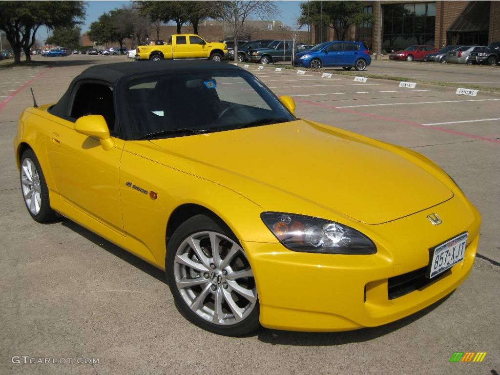 2007 S2000 Roadster - Rio Yellow Pearl / Black photo #51