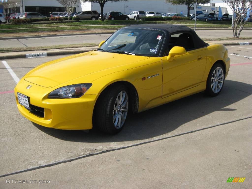 2007 S2000 Roadster - Rio Yellow Pearl / Black photo #53