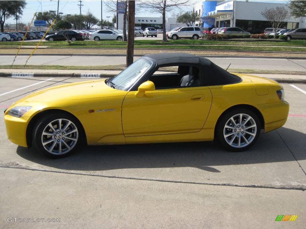 2007 S2000 Roadster - Rio Yellow Pearl / Black photo #54