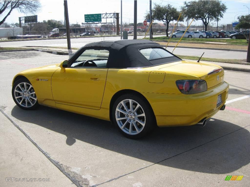 2007 S2000 Roadster - Rio Yellow Pearl / Black photo #55