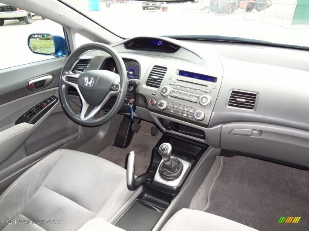 Gray Interior 2009 Honda Civic LX Sedan Photo #62507214
