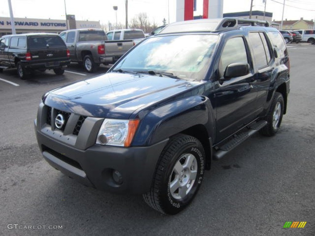 2008 Xterra S 4x4 - Midnight Blue / Sandstone photo #7