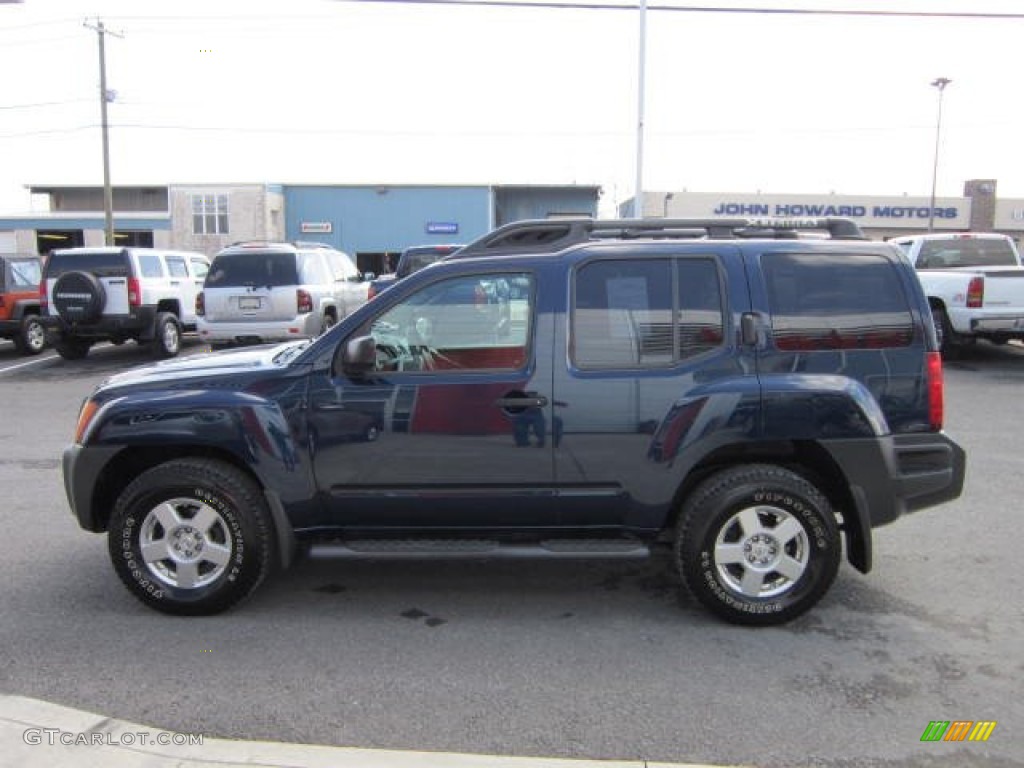 2008 Xterra S 4x4 - Midnight Blue / Sandstone photo #8