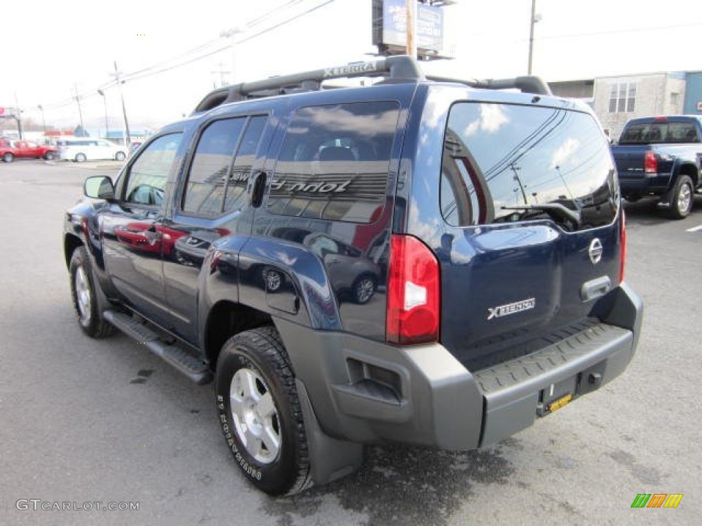 2008 Xterra S 4x4 - Midnight Blue / Sandstone photo #9