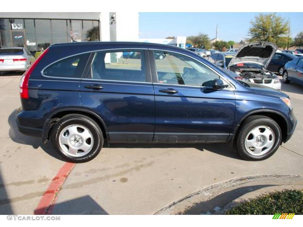 2008 CR-V LX 4WD - Royal Blue Pearl / Gray photo #7