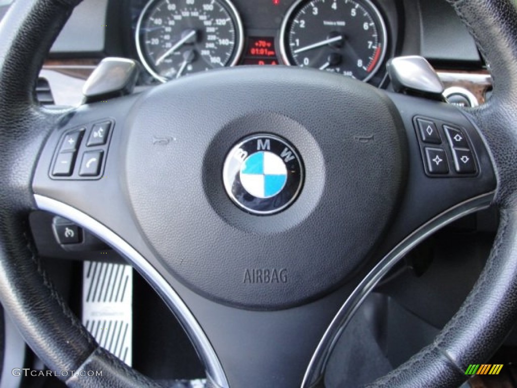 2007 3 Series 335i Coupe - Space Gray Metallic / Black photo #15