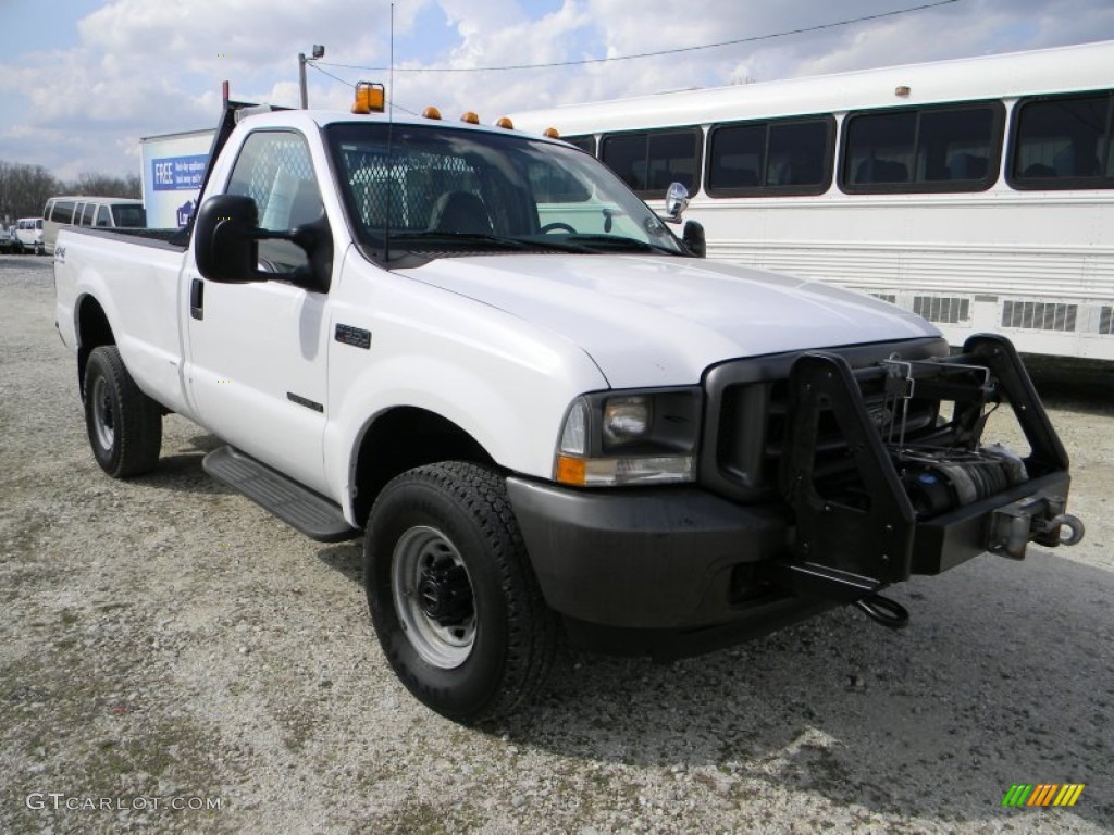 Oxford White 2002 Ford F350 Super Duty XL Regular Cab 4x4 Exterior Photo #62508799