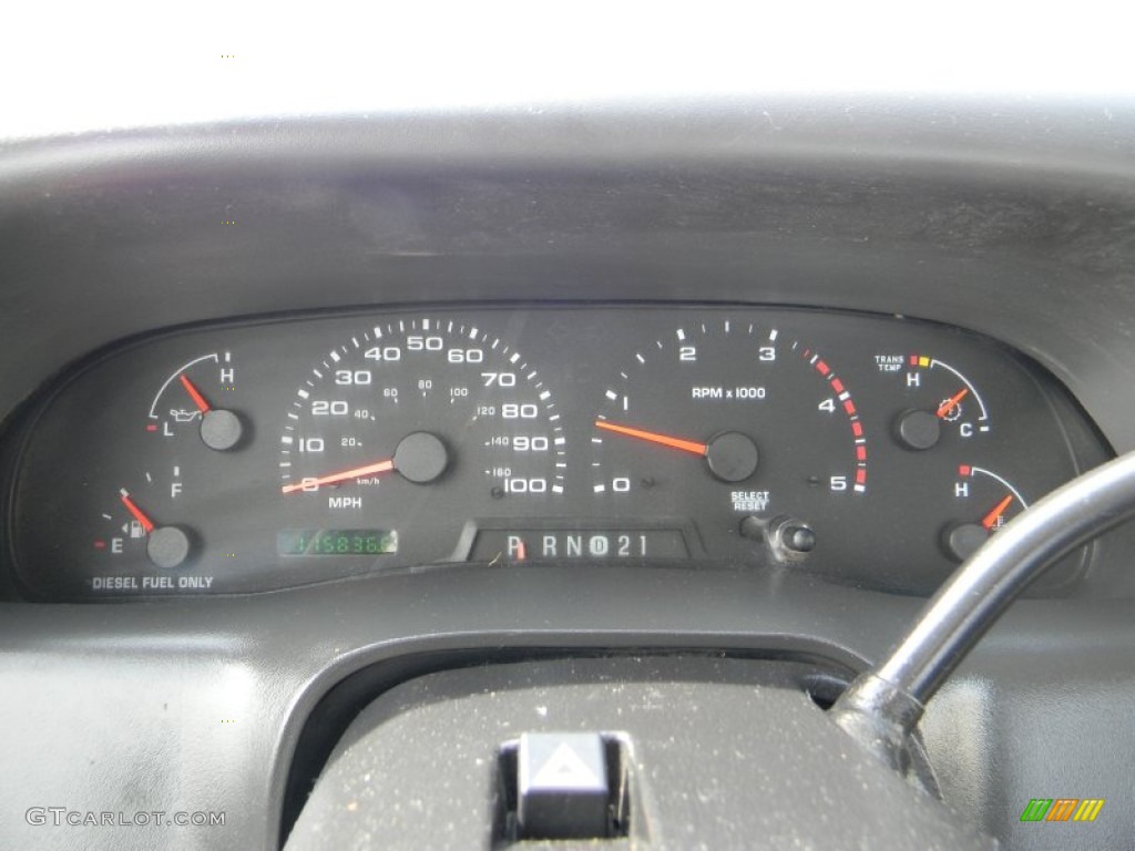 2002 Ford F350 Super Duty XL Regular Cab 4x4 Gauges Photo #62508922