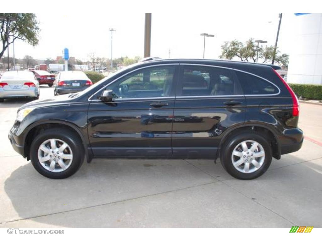 2008 CR-V EX-L - Nighthawk Black Pearl / Ivory photo #4