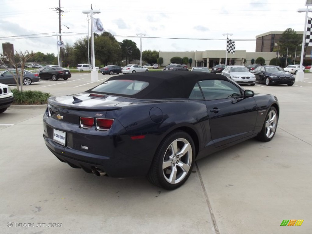 2011 Camaro SS Convertible - Imperial Blue Metallic / Black photo #3