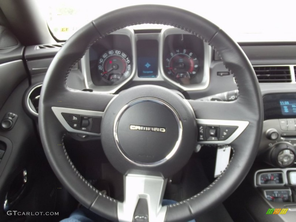 2011 Camaro SS Convertible - Imperial Blue Metallic / Black photo #10
