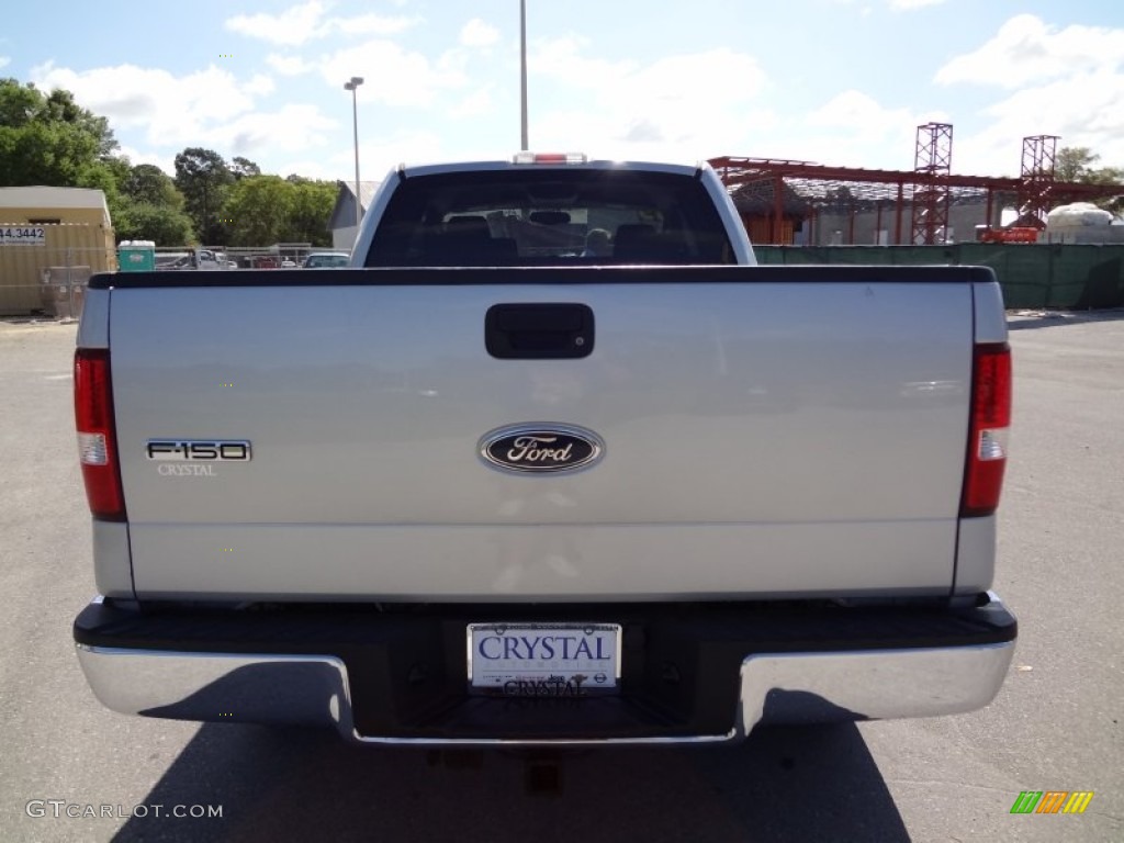 2005 F150 XLT SuperCab 4x4 - Silver Metallic / Medium Flint Grey photo #7