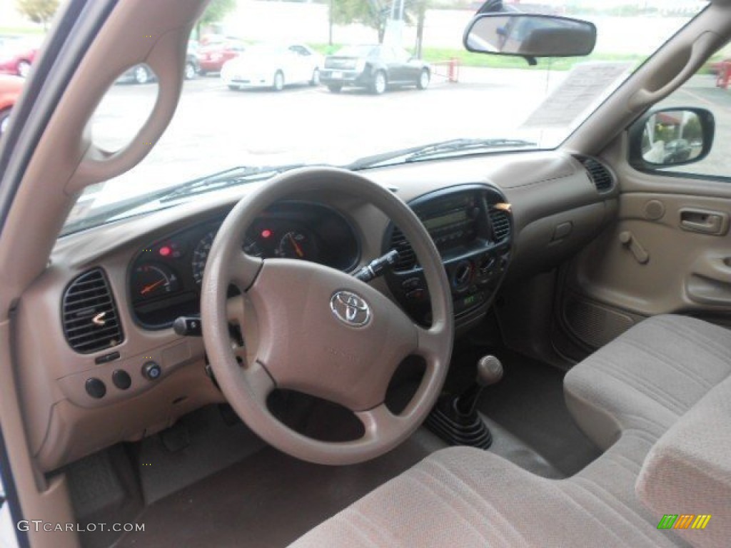 Oak Interior 2003 Toyota Tundra Regular Cab Photo #62511742