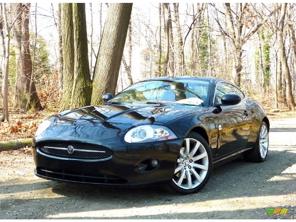 Ebony Black 2007 Jaguar XK XK8 Coupe Exterior Photo #62512009