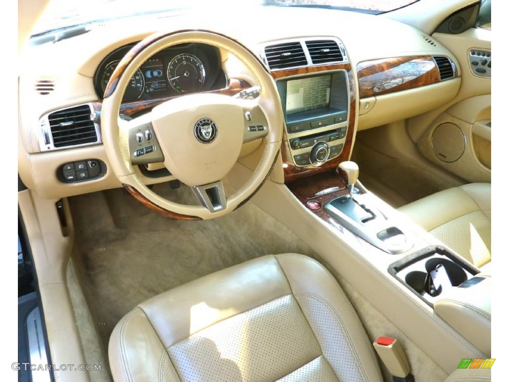 Caramel Interior 2007 Jaguar XK XK8 Coupe Photo #62512054