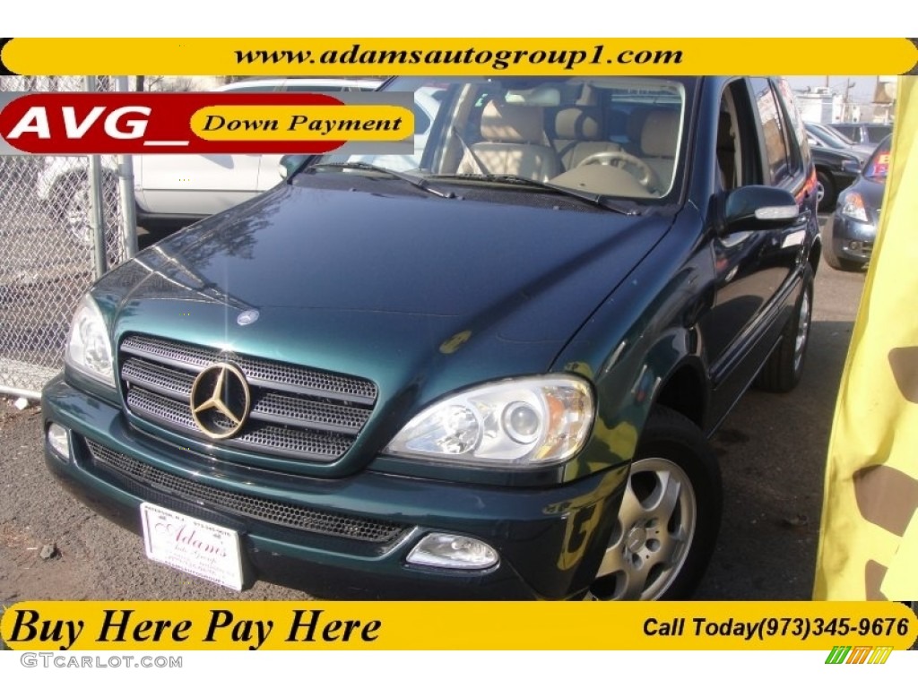 Everest Green Metallic Mercedes-Benz ML