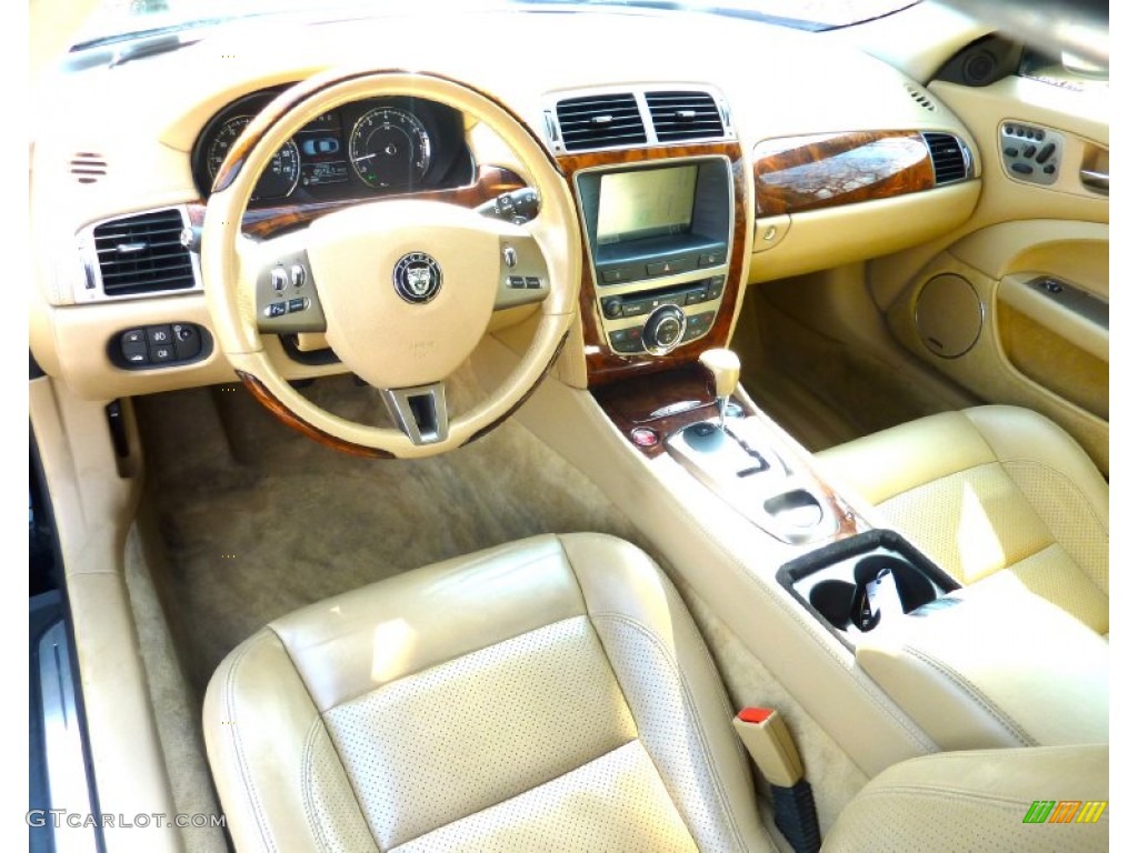 Caramel Interior 2007 Jaguar XK XK8 Coupe Photo #62512184