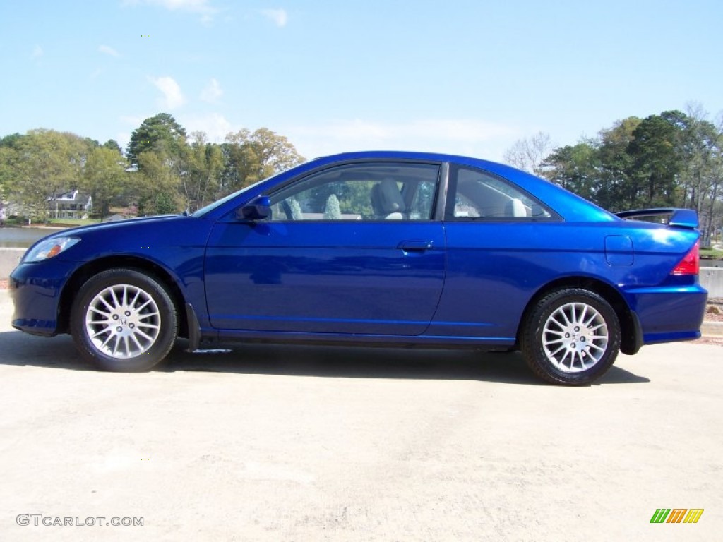 Fiji Blue Pearl 2005 Honda Civic EX Coupe Exterior Photo #62512739