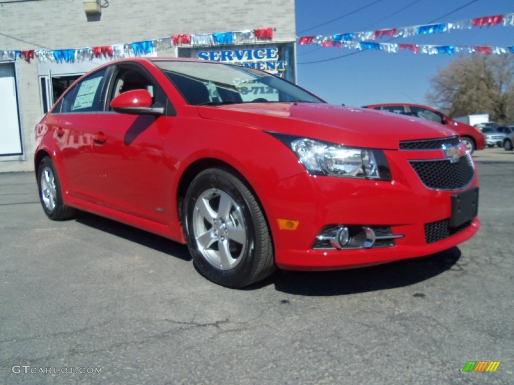 2012 Cruze LT/RS - Victory Red / Jet Black/Sport Red photo #3