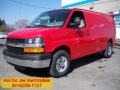 2012 Victory Red Chevrolet Express 2500 Cargo Van  photo #1