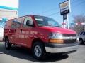 2012 Victory Red Chevrolet Express 2500 Cargo Van  photo #3