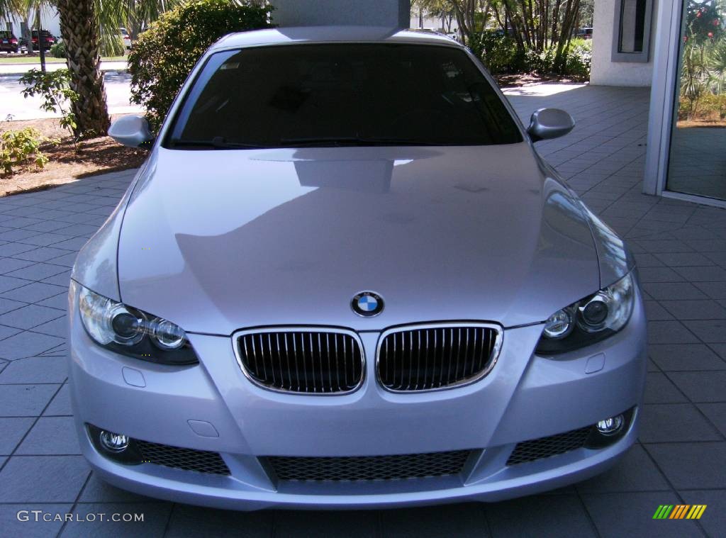 2007 3 Series 335i Convertible - Titanium Silver Metallic / Saddle Brown/Black photo #2