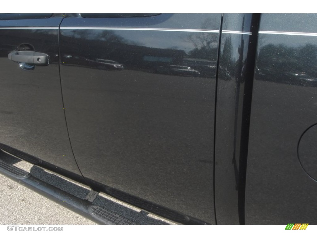 2009 Silverado 1500 Extended Cab 4x4 - Black Granite Metallic / Dark Titanium photo #7