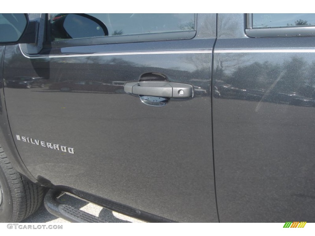2009 Silverado 1500 Extended Cab 4x4 - Black Granite Metallic / Dark Titanium photo #9