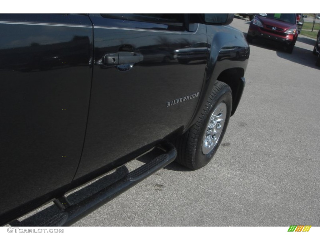 2009 Silverado 1500 Extended Cab 4x4 - Black Granite Metallic / Dark Titanium photo #31