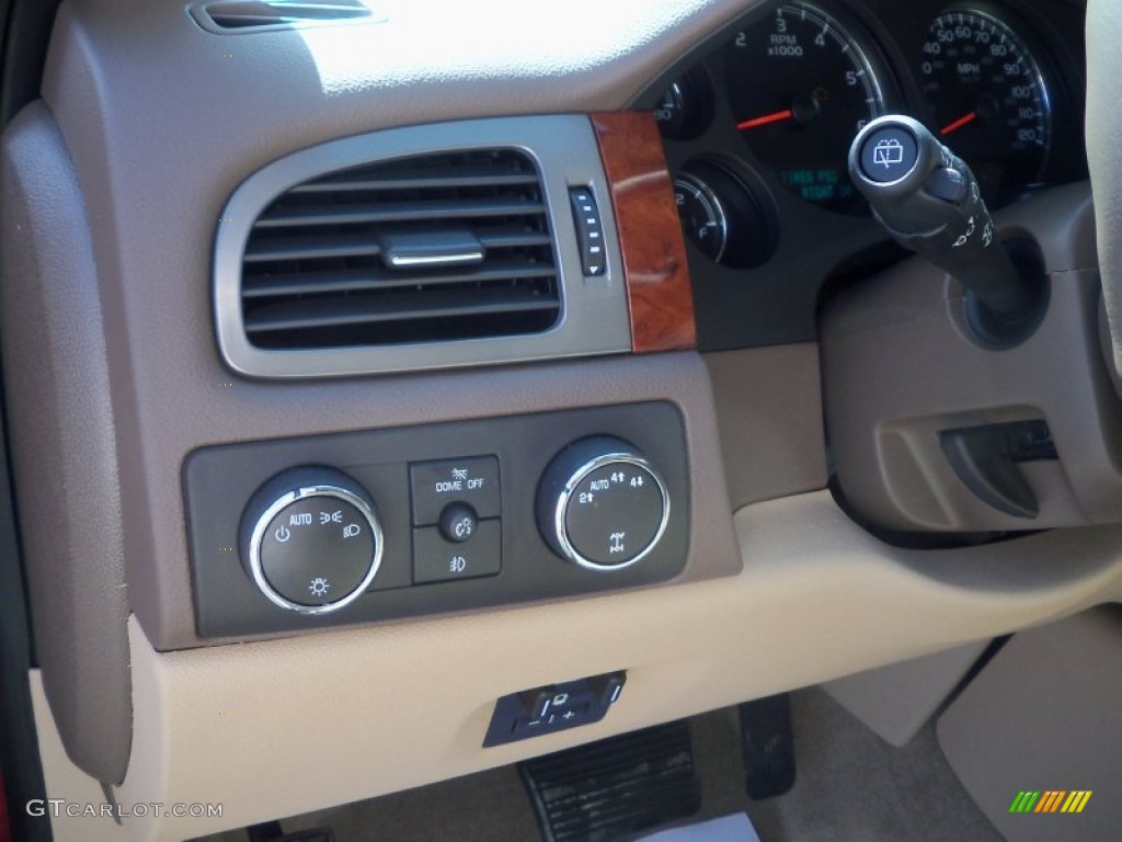 2012 Suburban LT 4x4 - Crystal Red Tintcoat / Light Cashmere/Dark Cashmere photo #35