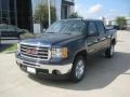 2012 Midnight Blue Metallic GMC Sierra 1500 SLE Crew Cab  photo #1