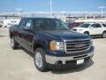 2012 Midnight Blue Metallic GMC Sierra 1500 SLE Crew Cab  photo #7