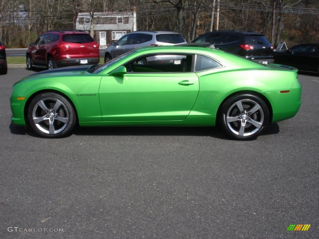 Synergy Green Metallic 2011 Chevrolet Camaro SS Coupe Exterior Photo #62517047
