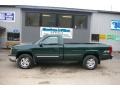 2003 Dark Green Metallic Chevrolet Silverado 1500 Regular Cab 4x4  photo #2