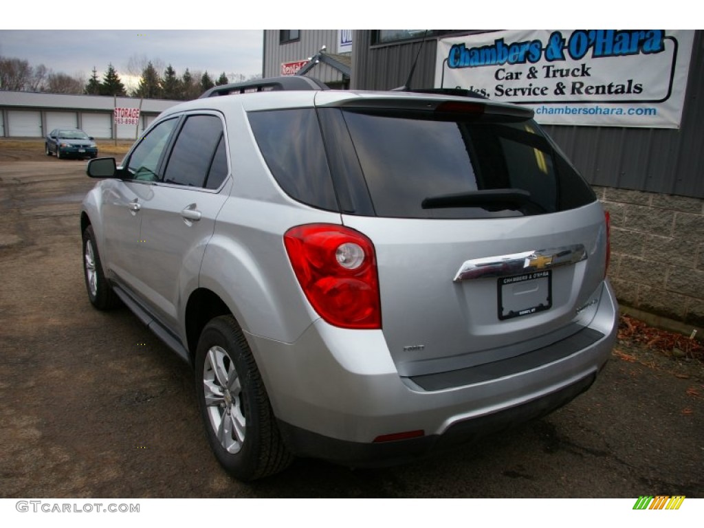 2010 Equinox LT AWD - Silver Ice Metallic / Jet Black photo #12