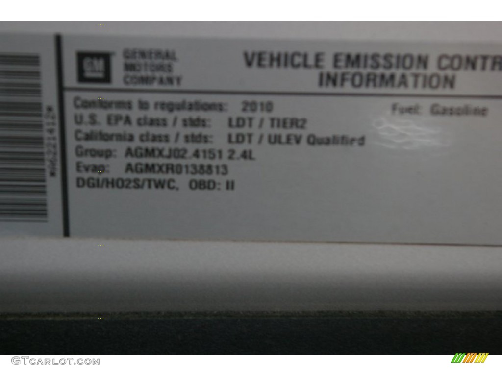 2010 Equinox LT AWD - Silver Ice Metallic / Jet Black photo #17