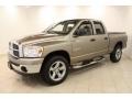 2008 Light Khaki Metallic Dodge Ram 1500 SLT Quad Cab 4x4  photo #3