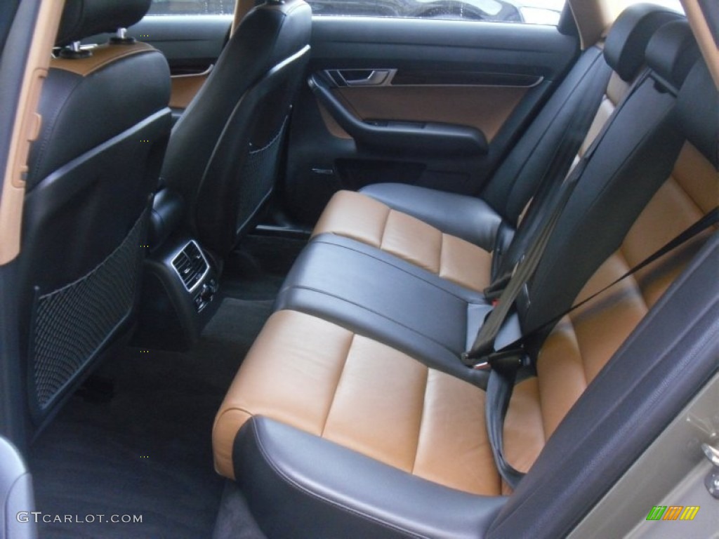 Amaretto/Black Interior 2009 Audi A6 3.0T quattro Sedan Photo #62521828