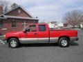 1999 Victory Red Chevrolet Silverado 1500 LS Extended Cab  photo #1