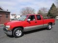 1999 Victory Red Chevrolet Silverado 1500 LS Extended Cab  photo #4