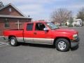 1999 Victory Red Chevrolet Silverado 1500 LS Extended Cab  photo #12