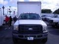 2007 Oxford White Ford F550 Super Duty XL Regular Cab Cargo Truck  photo #3