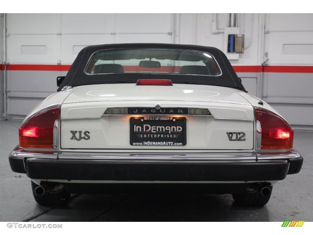 1990 XJ XJS Convertible - Glacier White / Beige photo #4