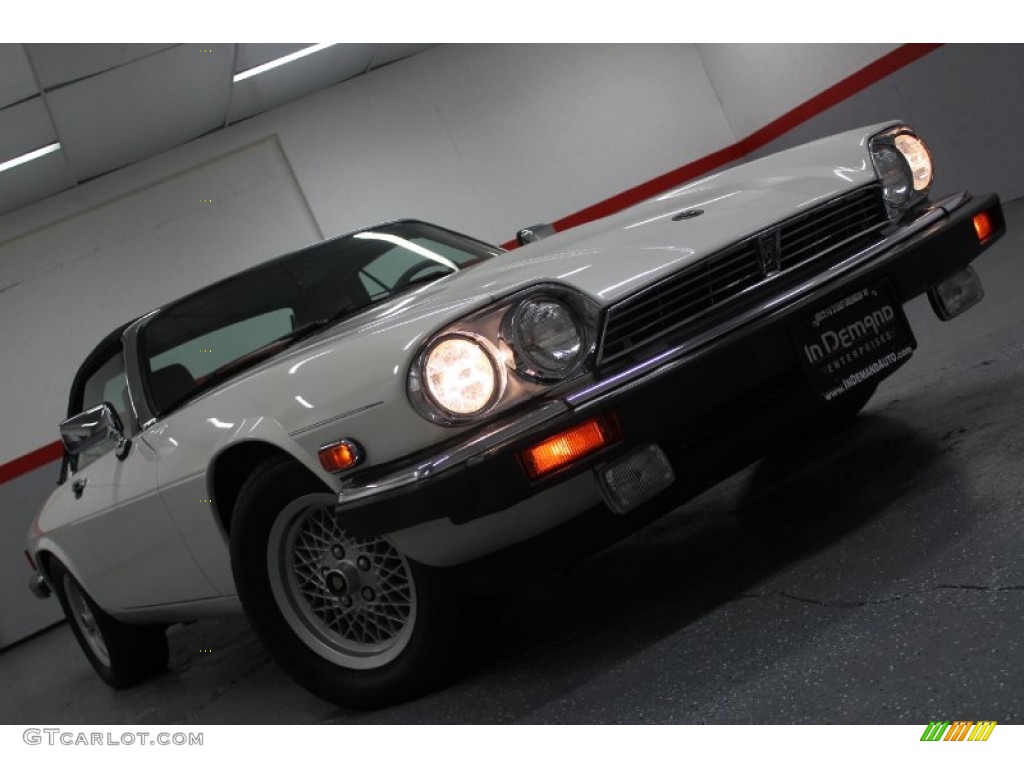 1990 XJ XJS Convertible - Glacier White / Beige photo #11