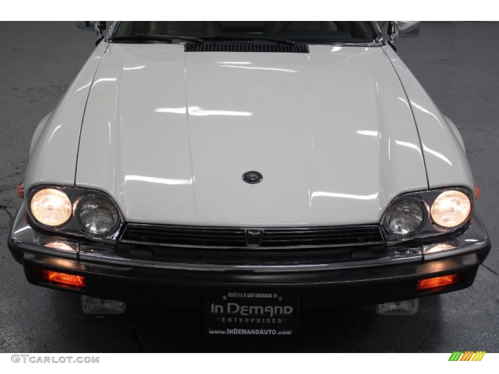 1990 XJ XJS Convertible - Glacier White / Beige photo #15