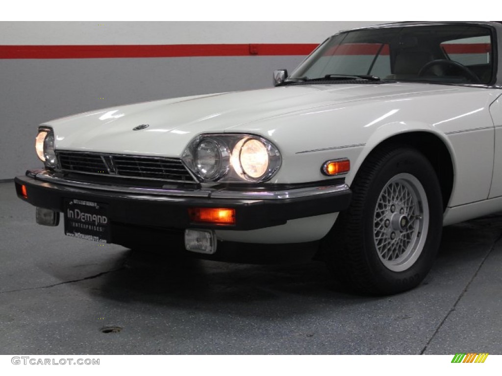 1990 XJ XJS Convertible - Glacier White / Beige photo #18