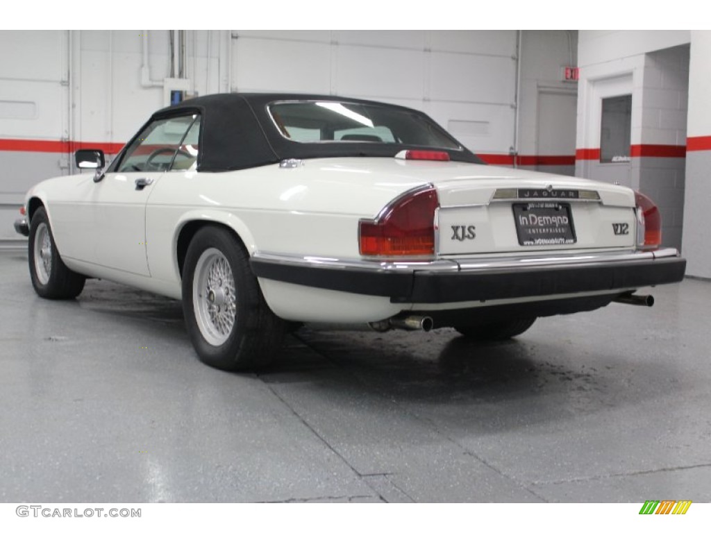1990 XJ XJS Convertible - Glacier White / Beige photo #23